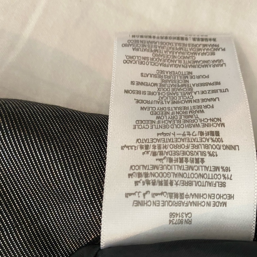 Bcbgeneration Metallic Silver Halter Mini Dress S6 - image 8